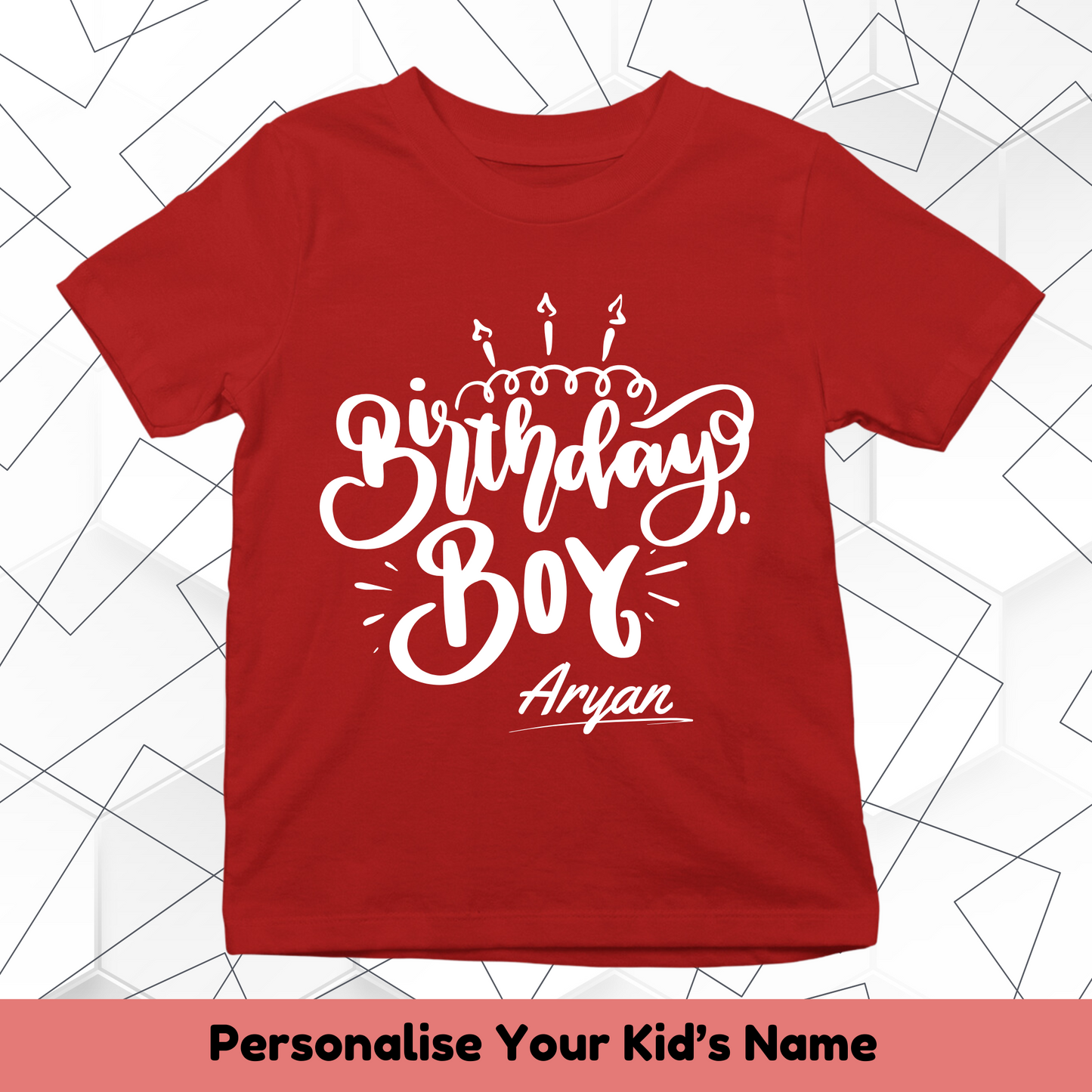 Birthday Boy Custom Kids Tee