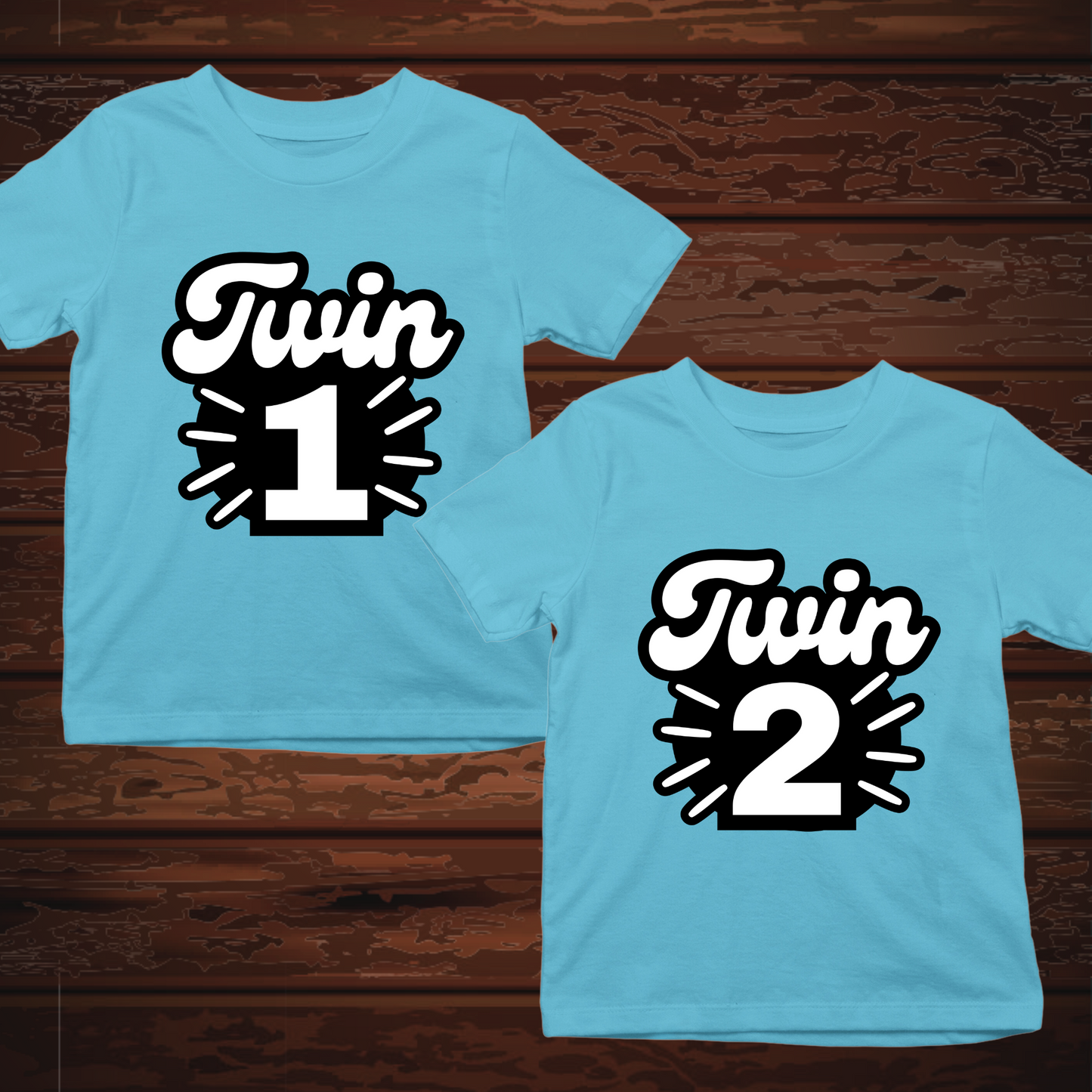 Twins 1 & 2 Kids Tee (Combo Of 2)