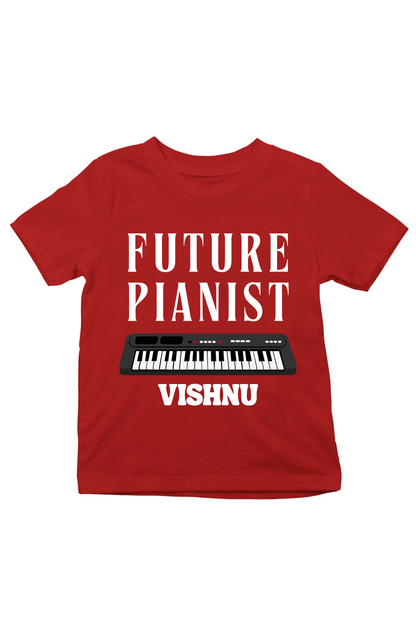 Future Pianist With Custom Kids Name - Kids Tee