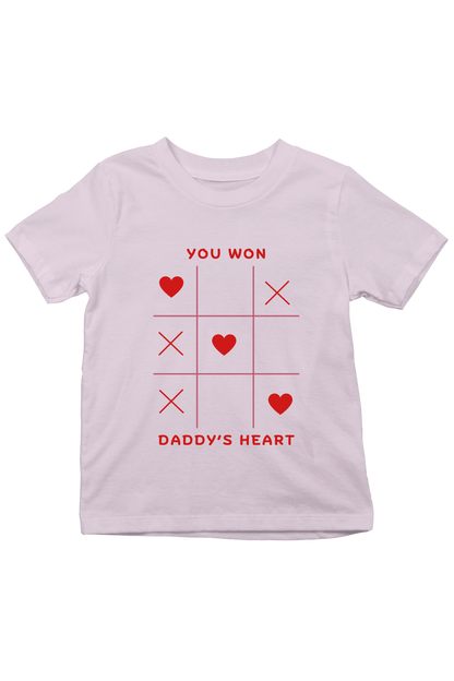 You Won Daddy's Heart - Kids Tee