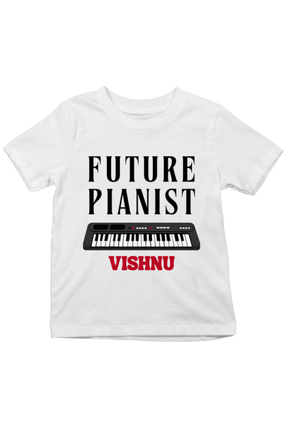 Future Pianist With Custom Kids Name - Kids Tee