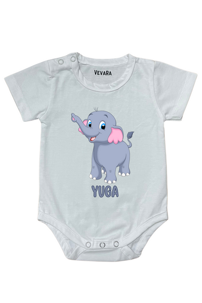 Jumbo With Custom Baby Name - Romper