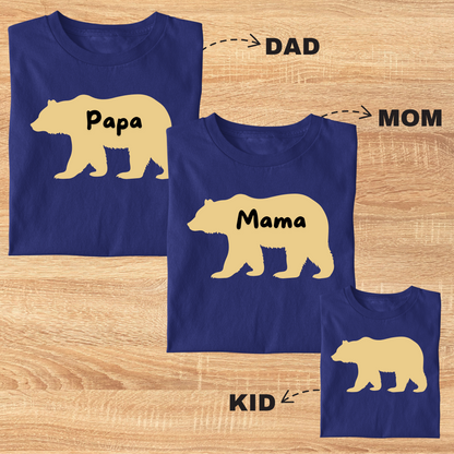 Bear Family Tee (Combo Of 3)