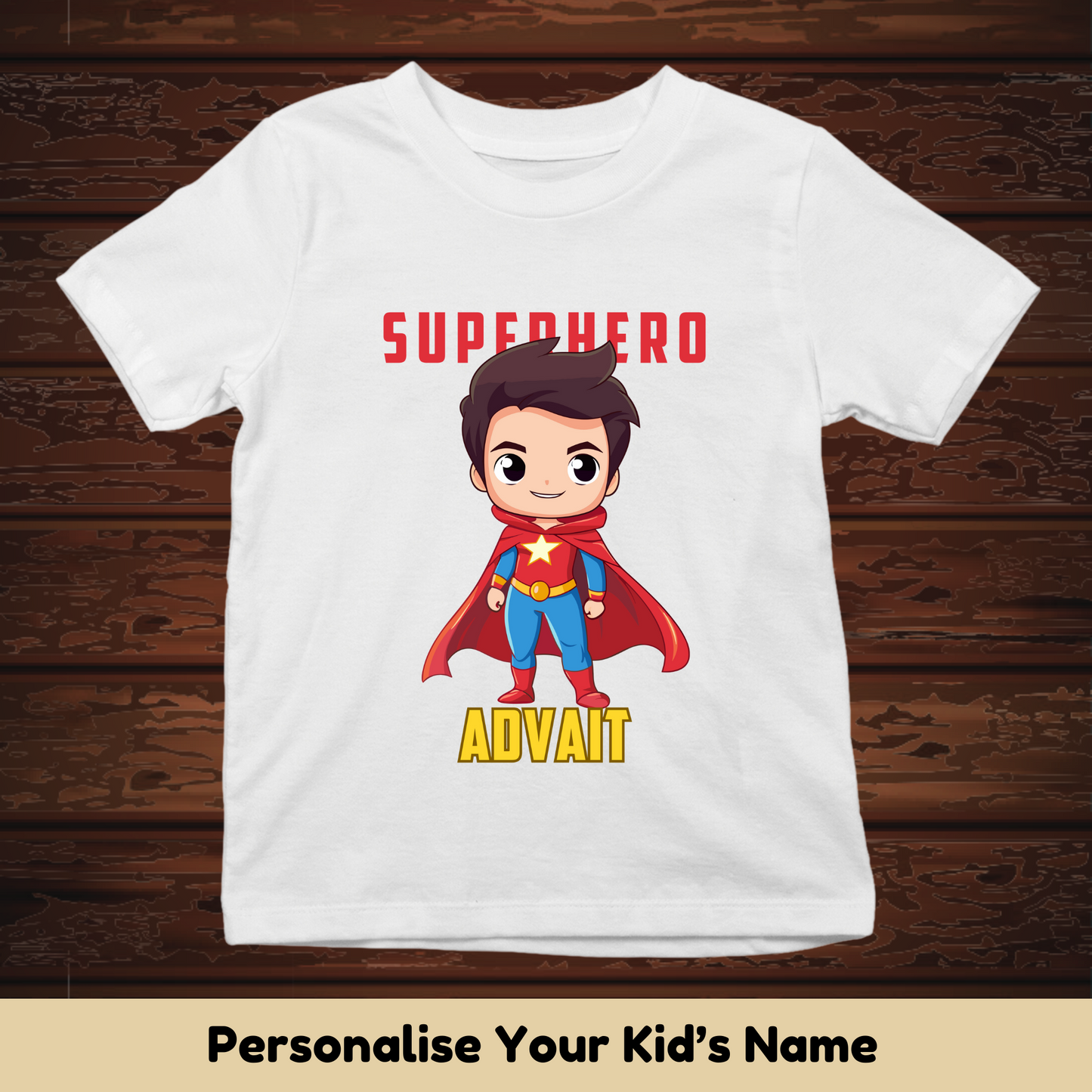 Superhero Custom Kids Tee – VEVARA - Main Image