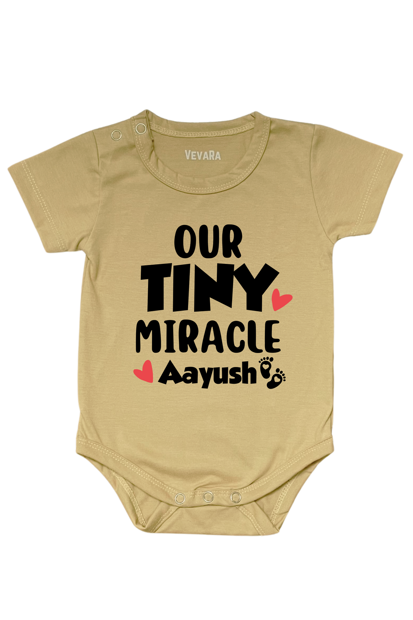 Tiny Miracle With Custom Baby Name - Romper