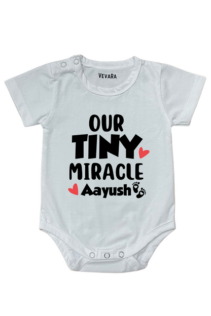 Tiny Miracle With Custom Baby Name - Romper