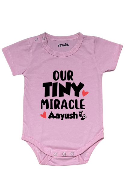 Tiny Miracle With Custom Baby Name - Romper