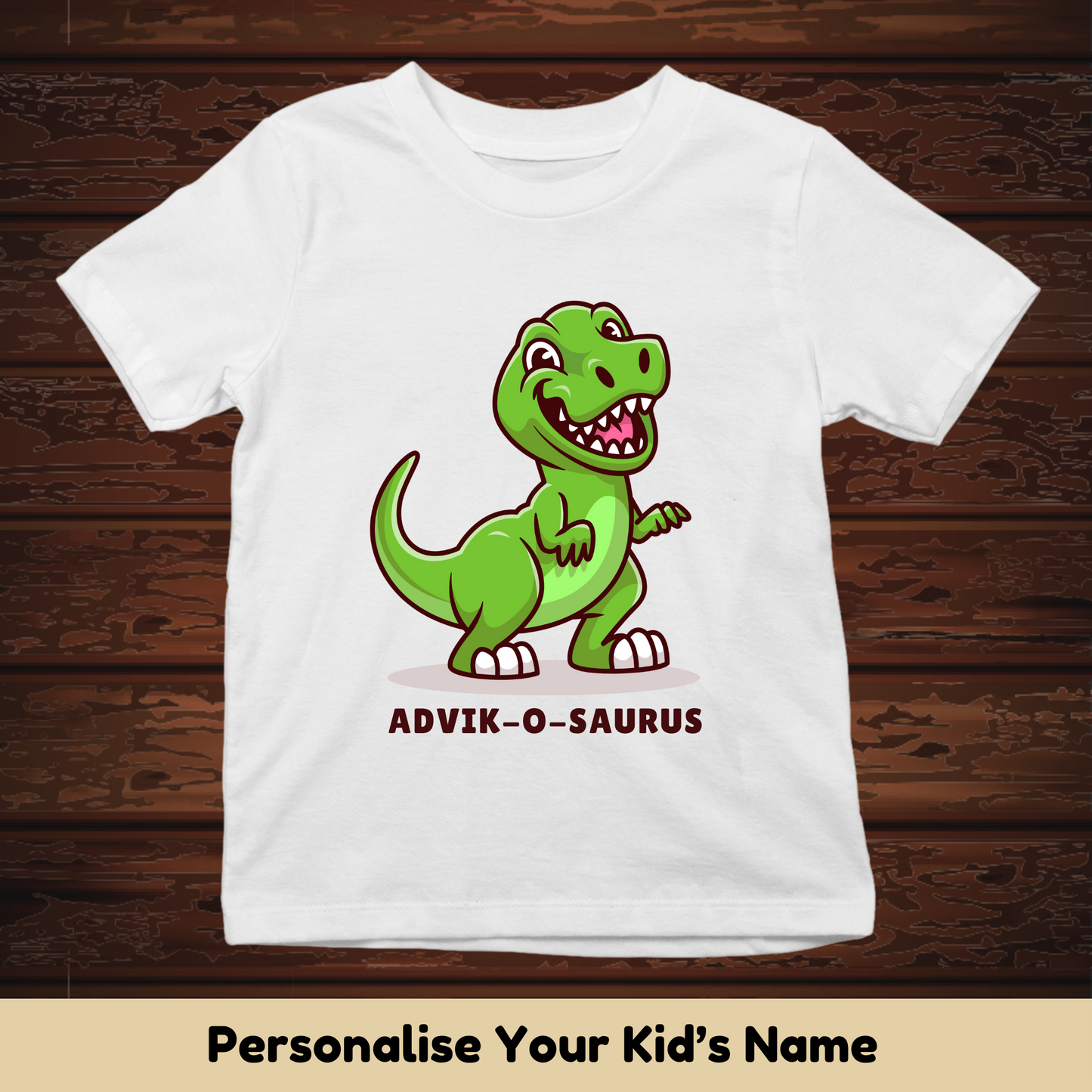 Dino-O-Saurus Custom Kids Tee