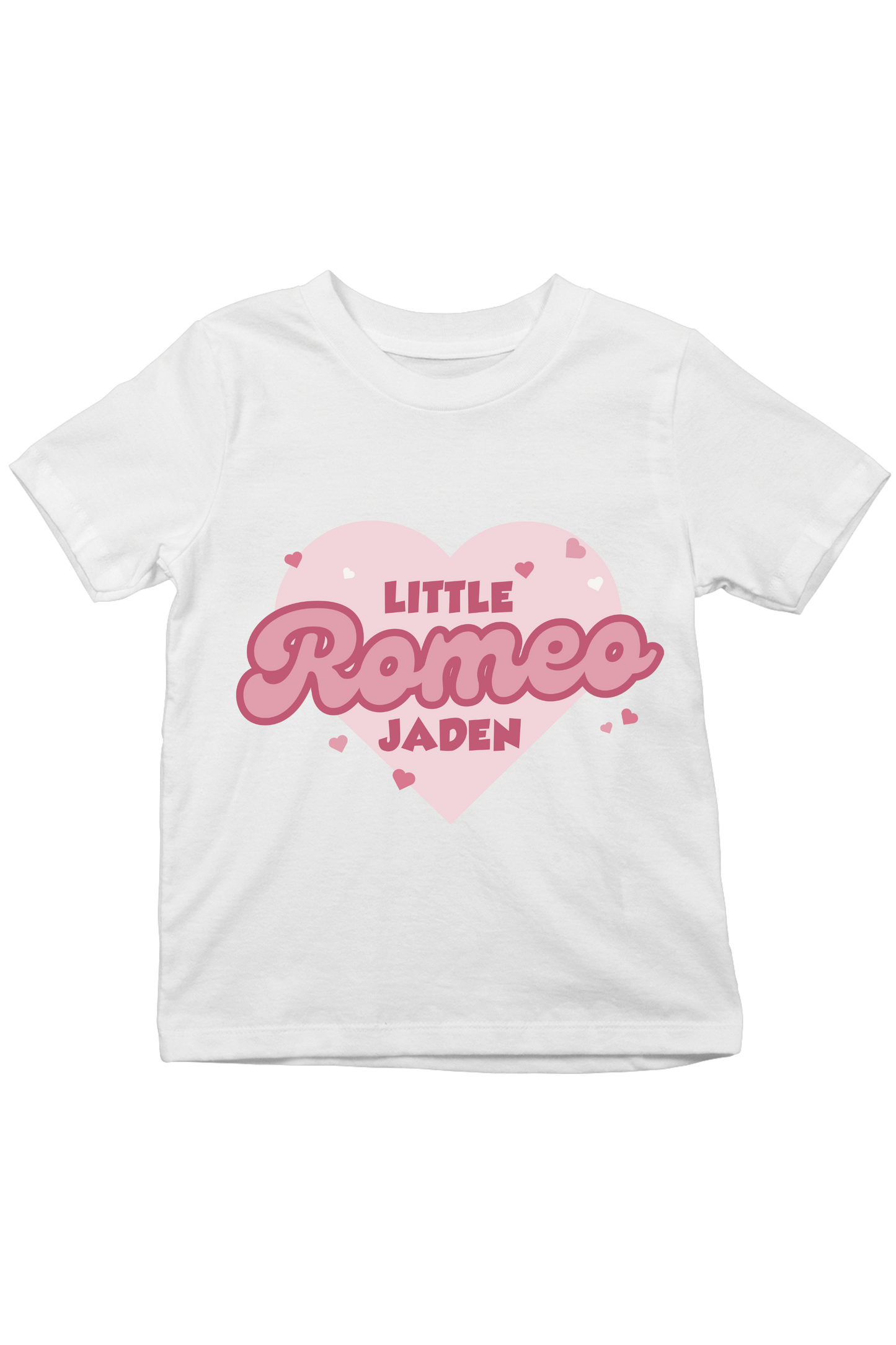 Little Romeo With Custom Kids Name Tee