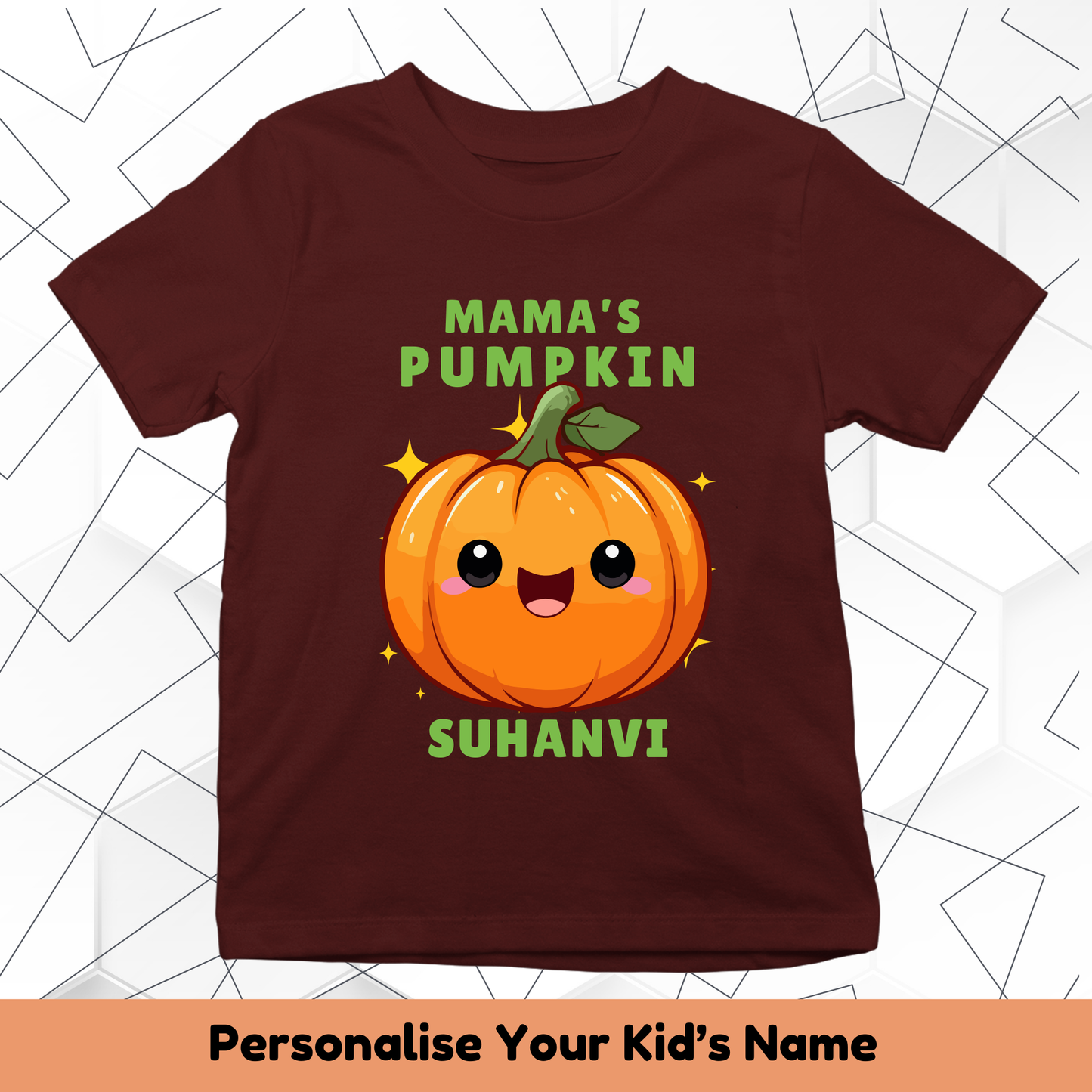 Mama's Pumpkin Custom Kids Tee
