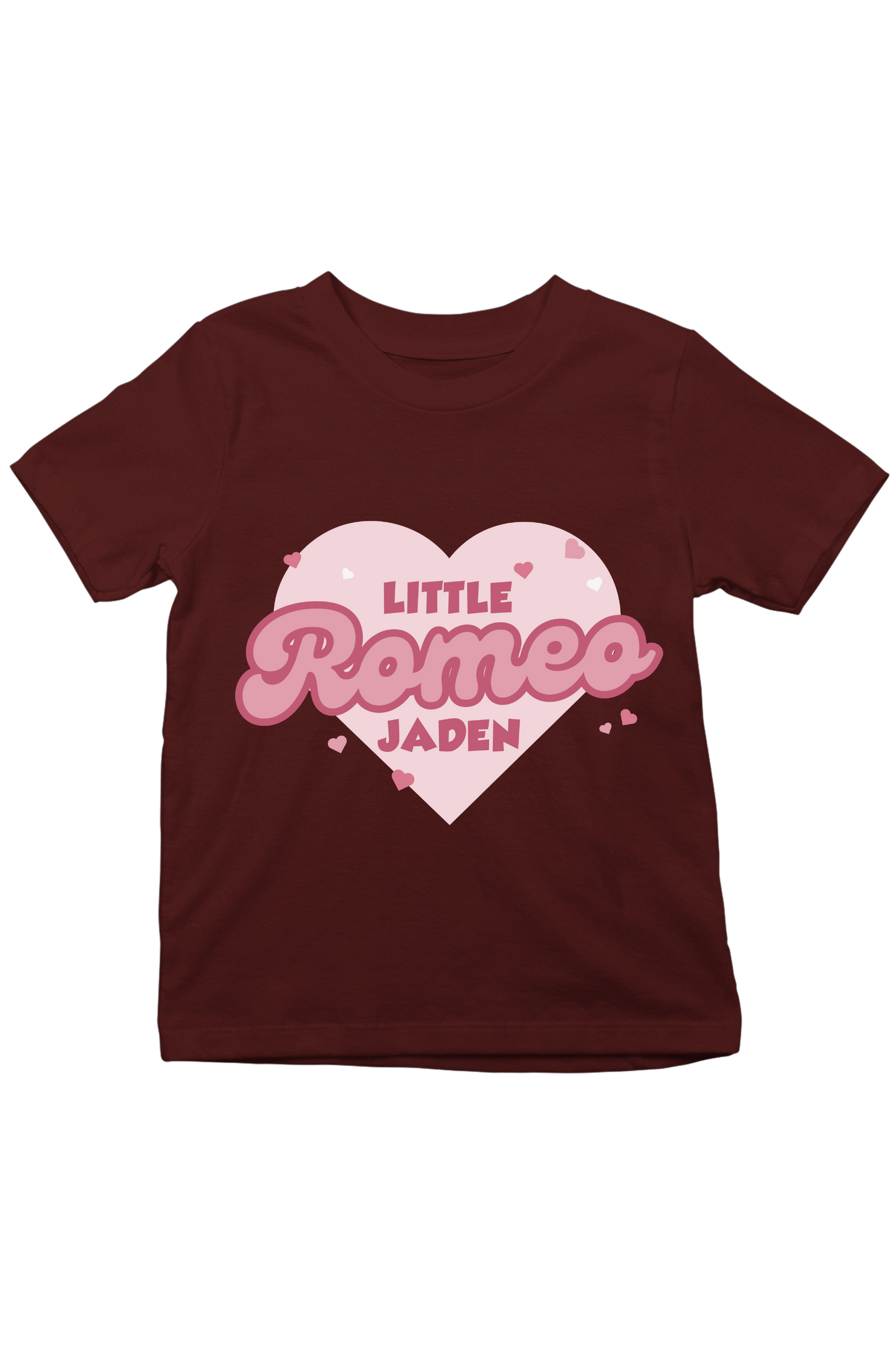 Little Romeo With Custom Kids Name Tee