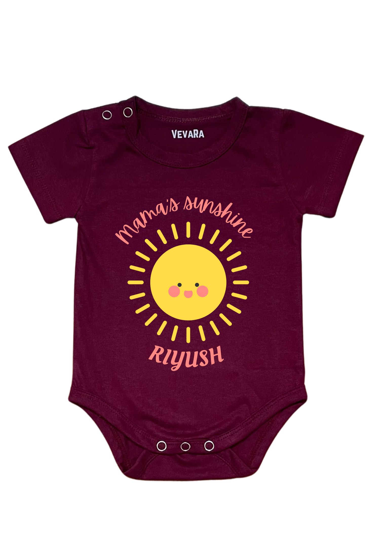 Mama's Sunshine With Custom Baby Name - Romper