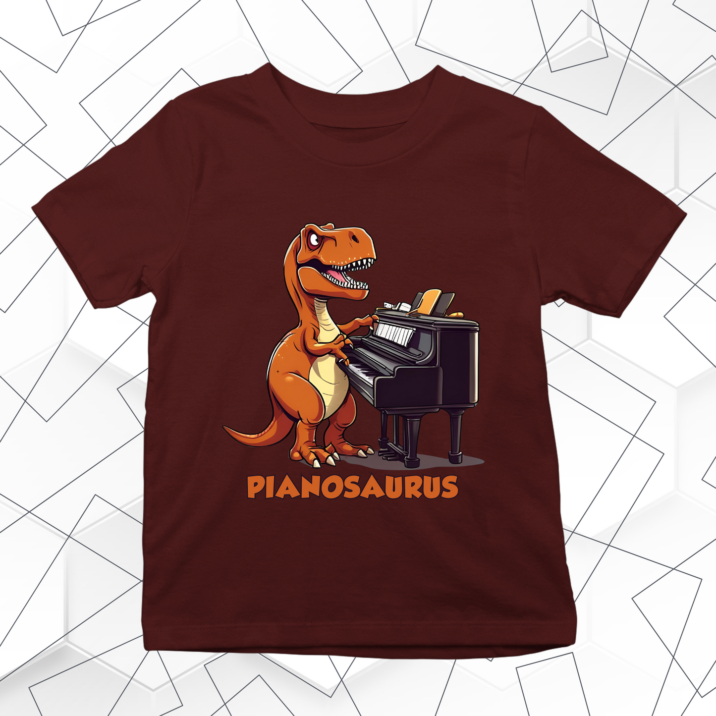 T-Rex Pianosaurus - Kids Tee