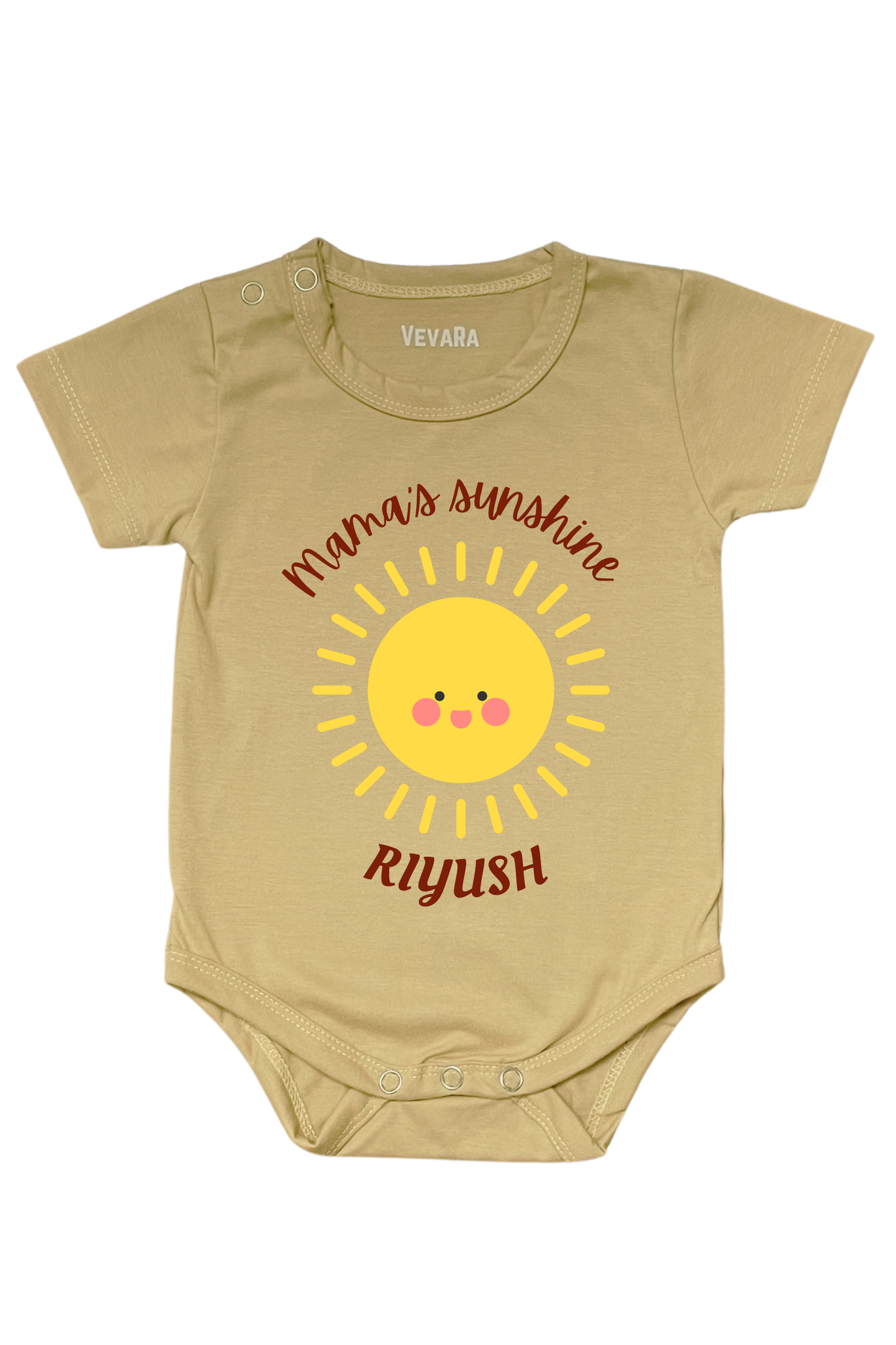 Mama's Sunshine With Custom Baby Name - Romper