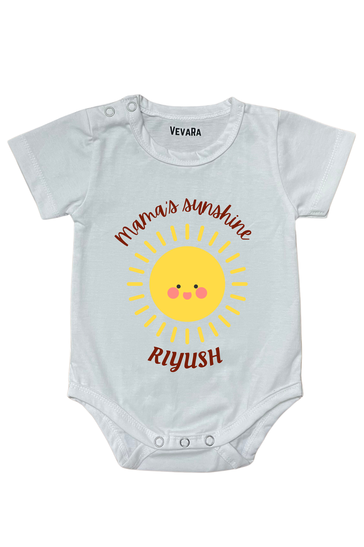 Mama's Sunshine With Custom Baby Name - Romper