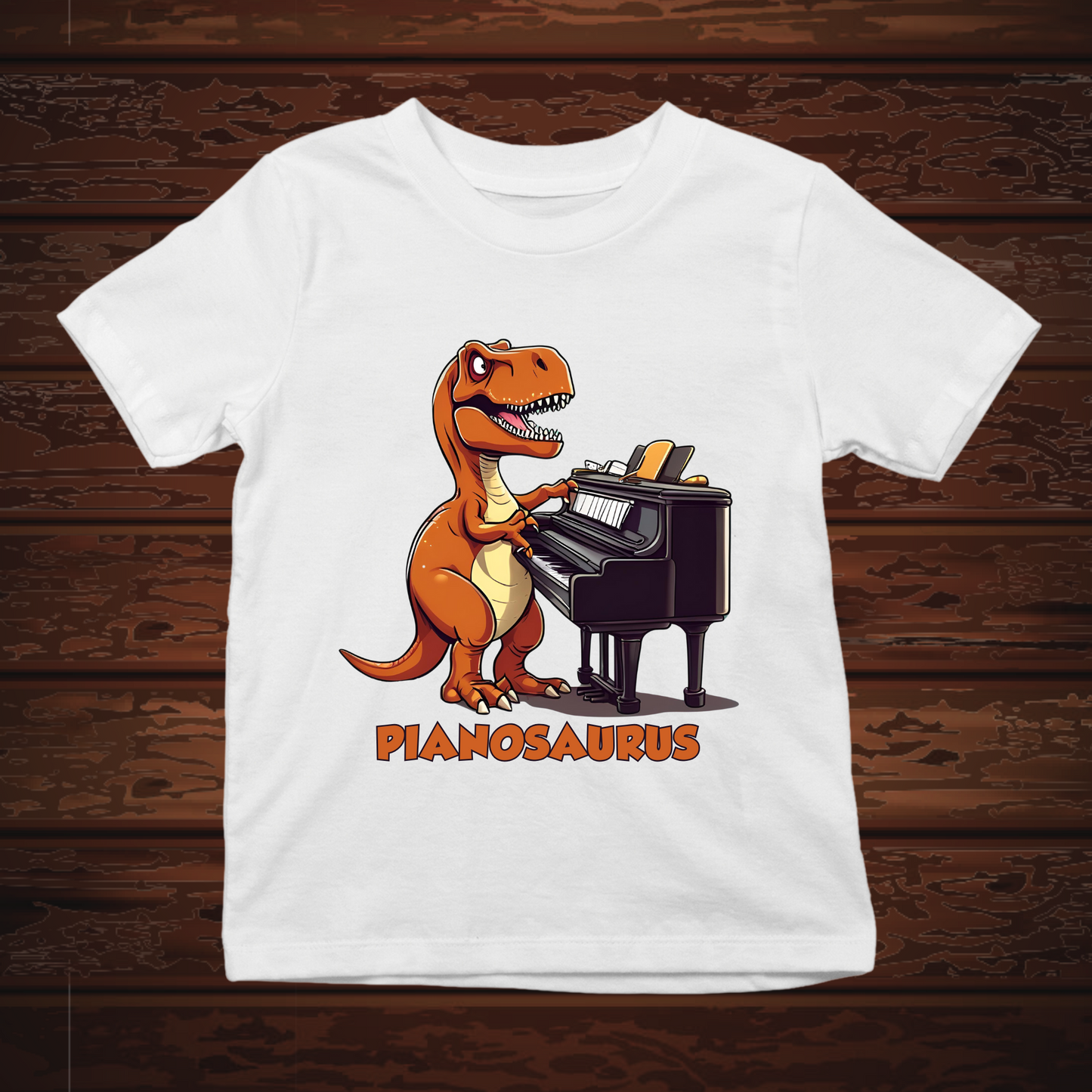 T-Rex Pianosaurus - Kids Tee