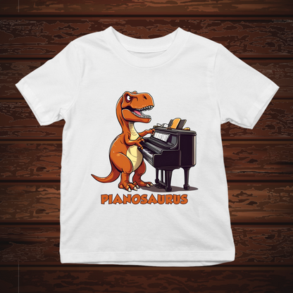 T-Rex Pianosaurus - Kids Tee