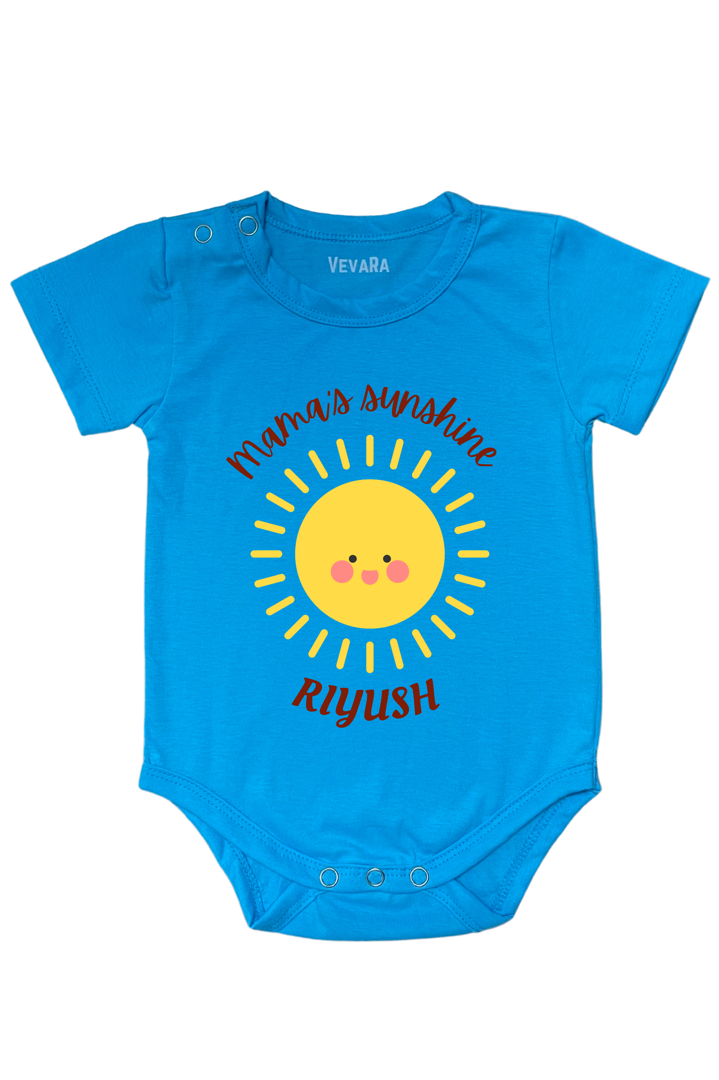 Mama's Sunshine With Custom Baby Name - Romper