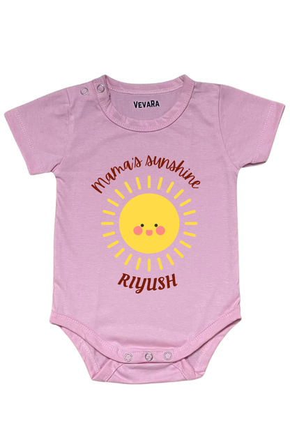 Mama's Sunshine With Custom Baby Name - Romper