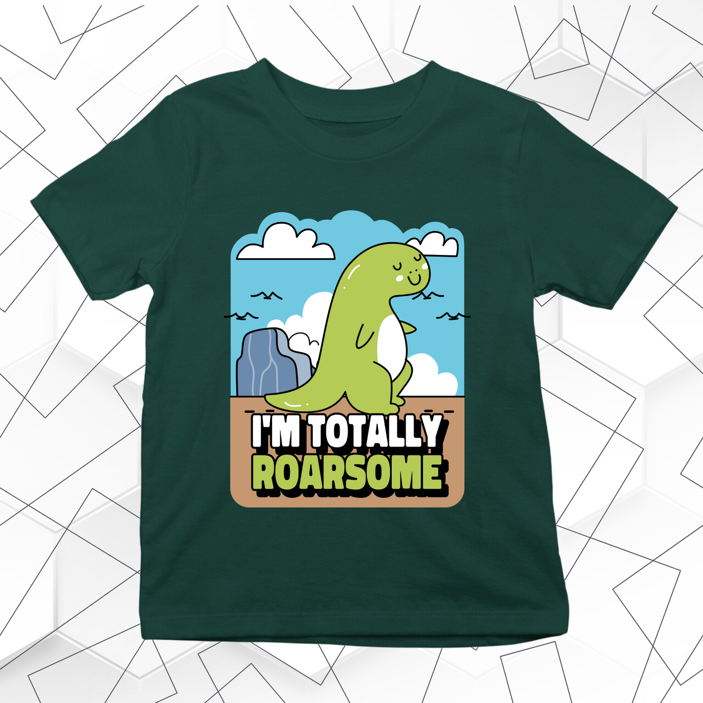 I'm Totally Roarsome Kids Tee