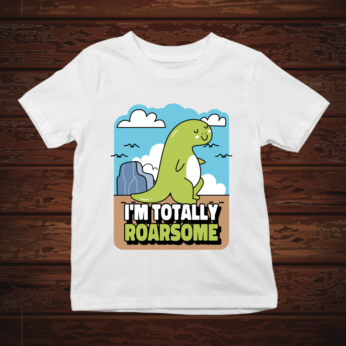 I'm Totally Roarsome Kids Tee