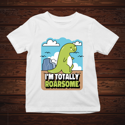 I'm Totally Roarsome Kids Tee