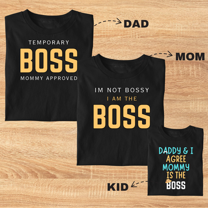 Boss Family Tee (Combo Of 3)