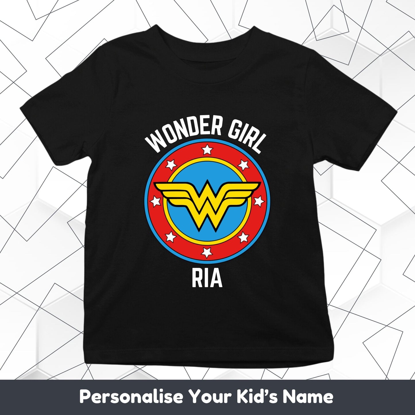 Wonder Girl Custom Kids Tee