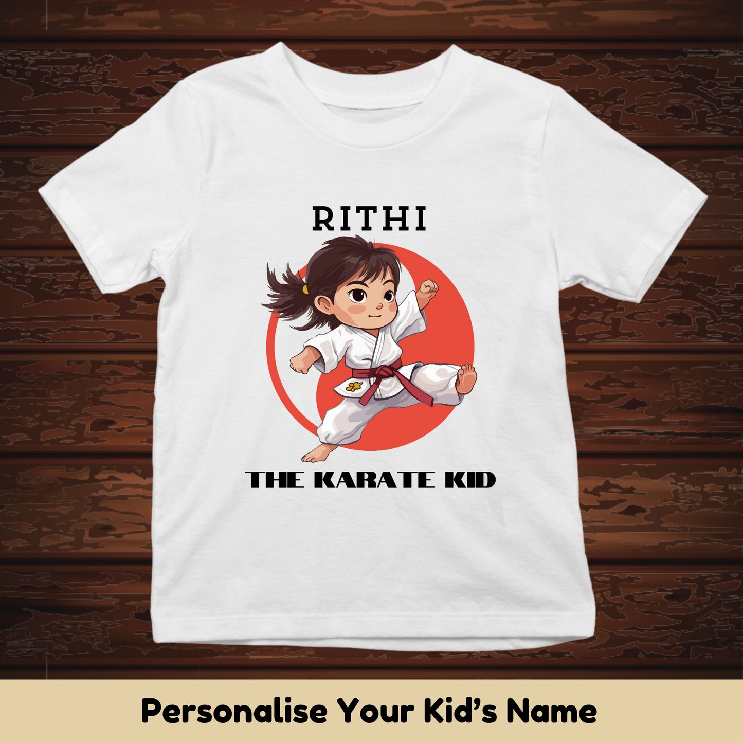 Karate Kid Custom Kids Tee