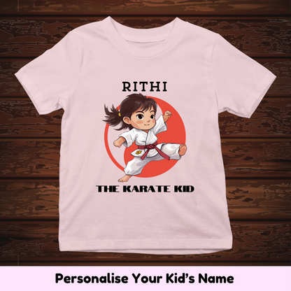 Karate Kid Custom Kids Tee