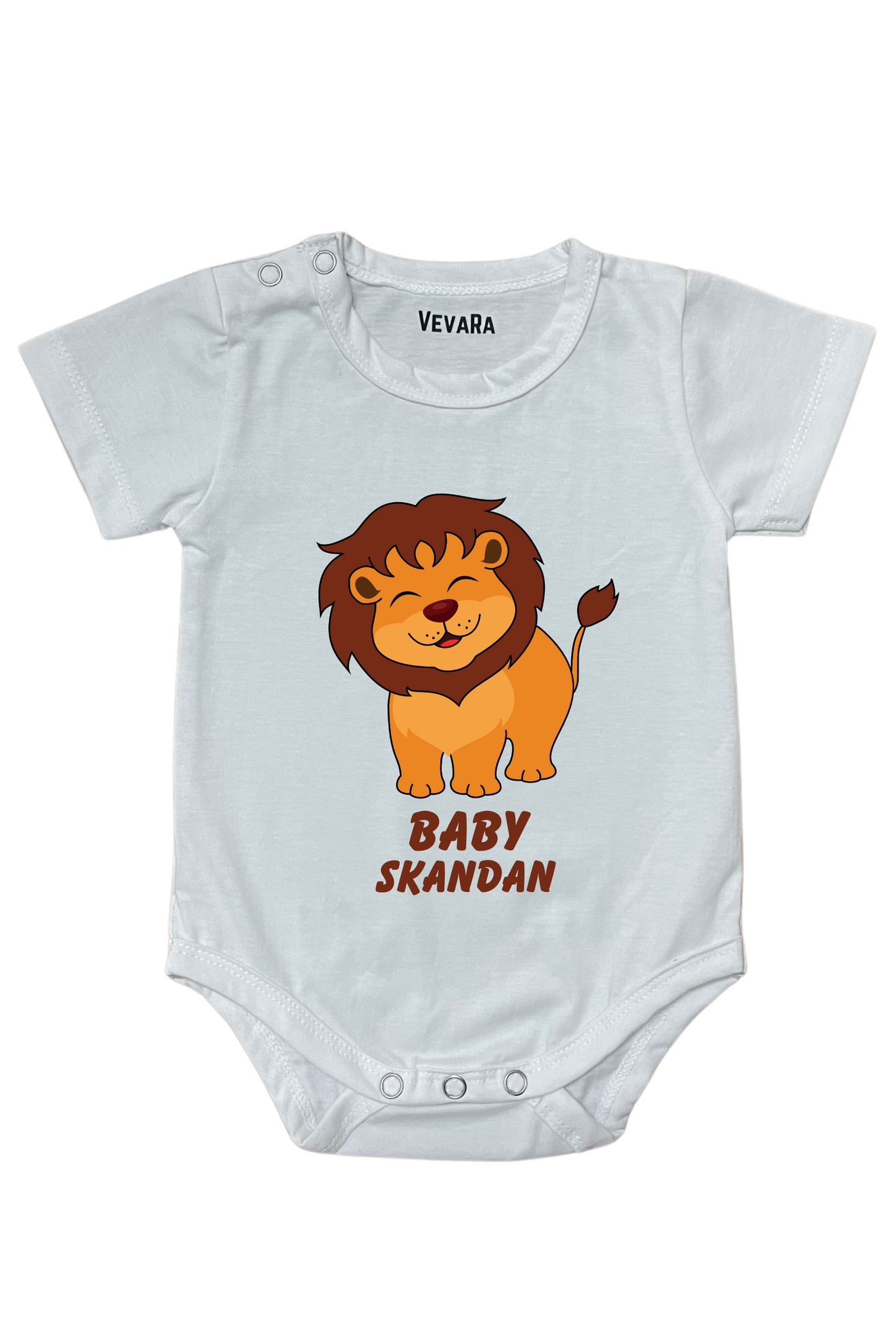 Simba With Custom Baby Name - Romper