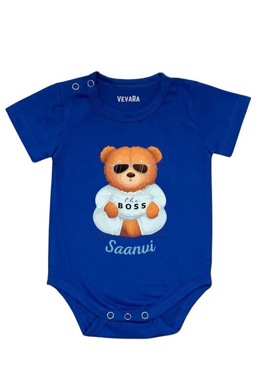 The Boss with Custom Baby Name - Romper