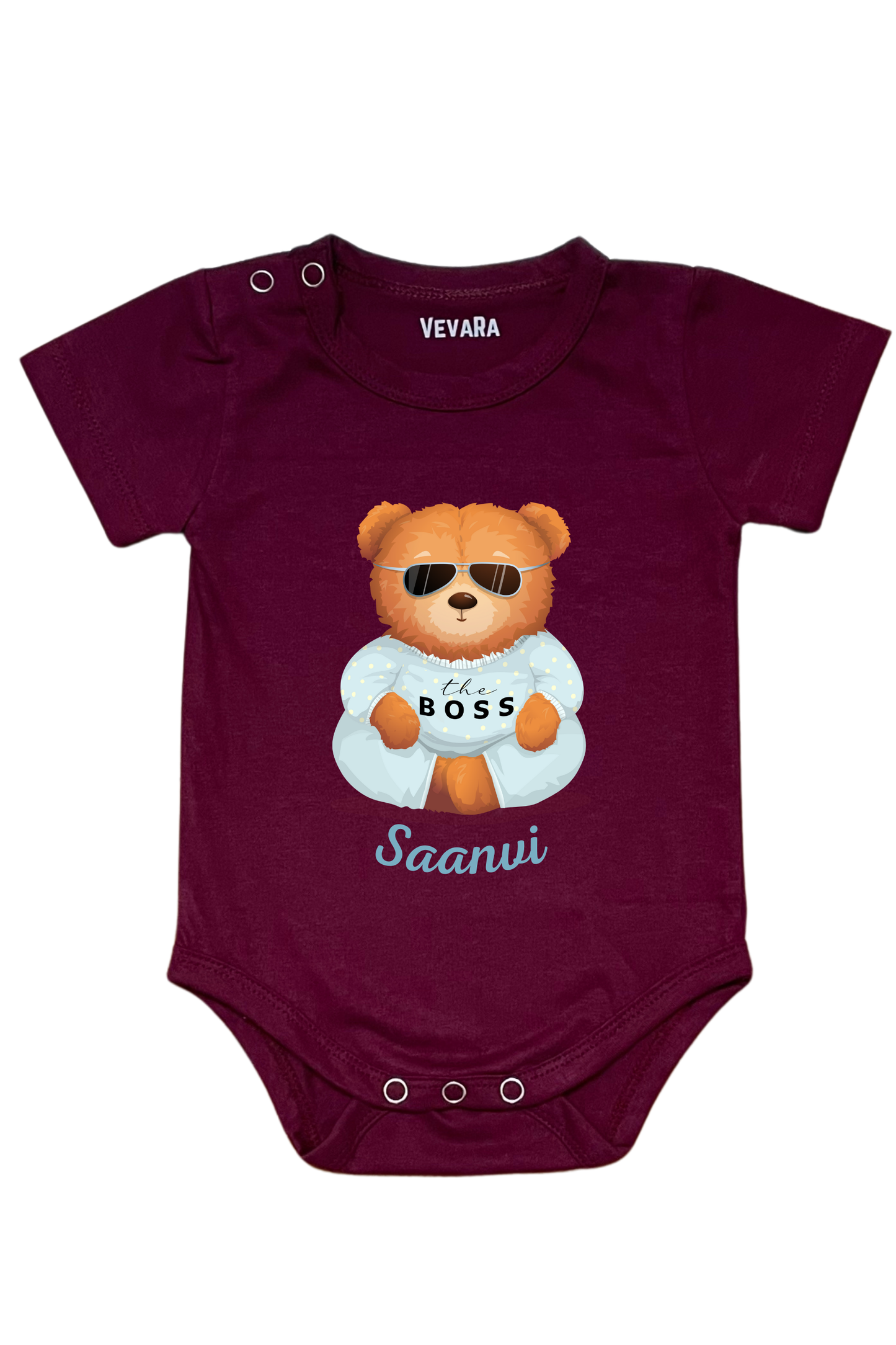 The Boss with Custom Baby Name - Romper