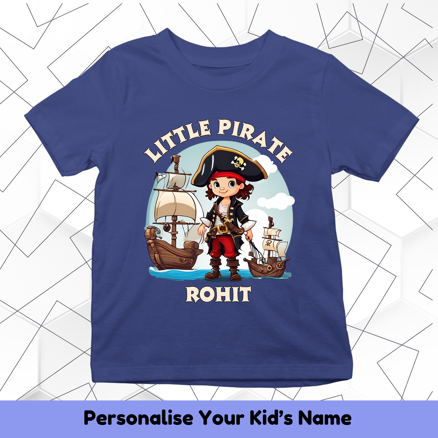 Little Pirate(Boy) Custom Kids Tee