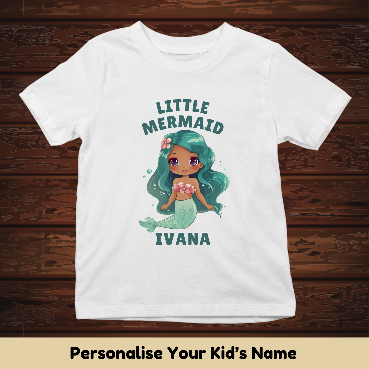 Little Mermaid Custom Kids Tee