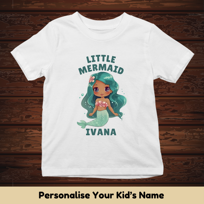 Little Mermaid Custom Kids Tee