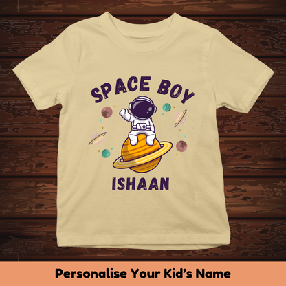 Space Boy Custom Kids Tee