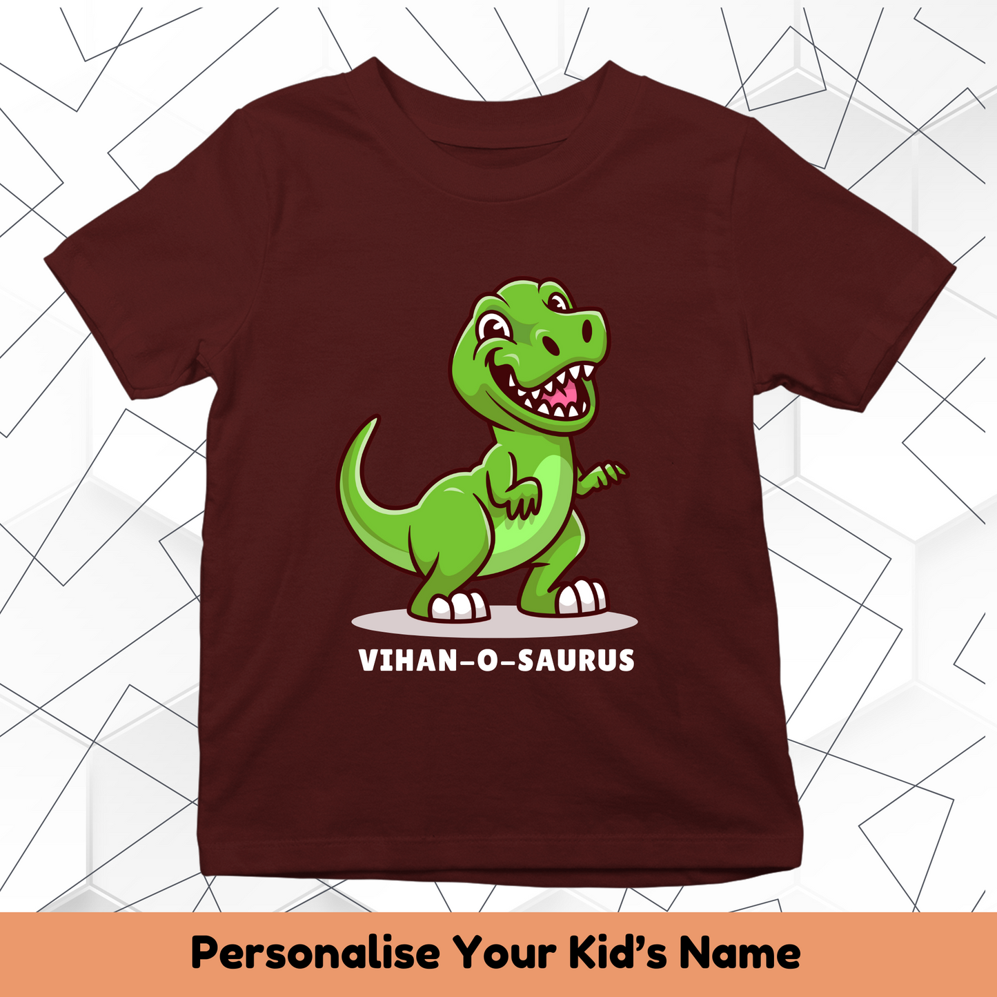 Dino-O-Saurus Custom Kids Tee