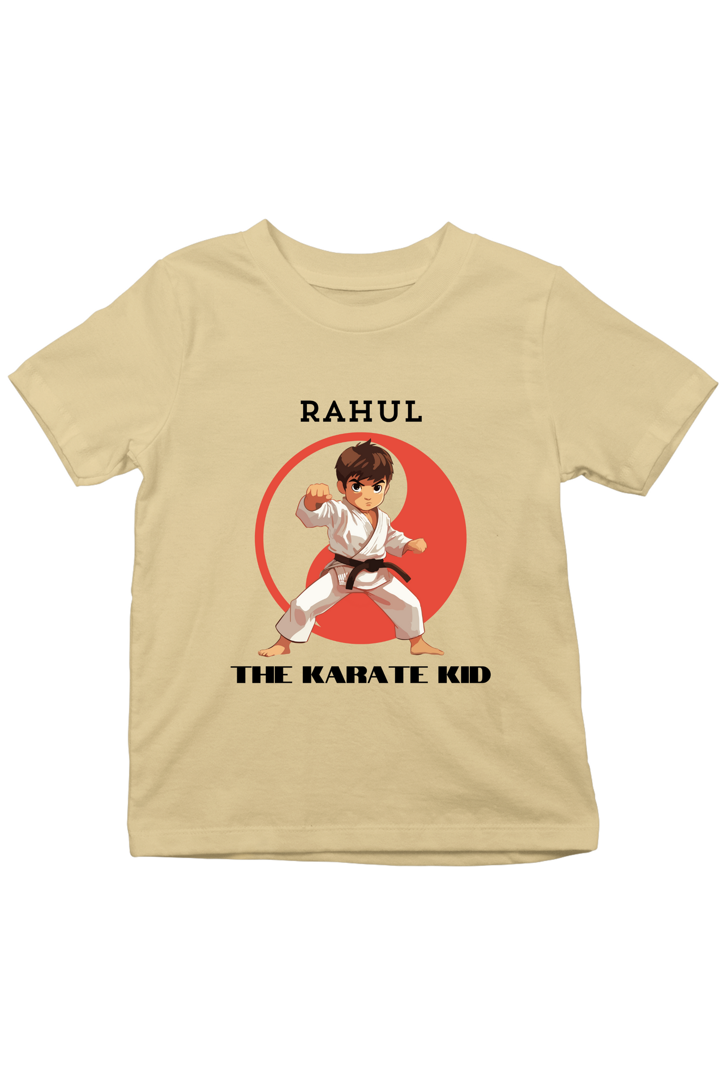 Karate Kid Custom Kid Name - Kids Tee