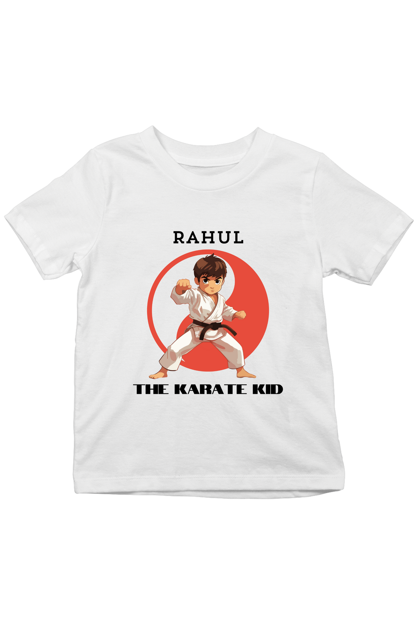 Karate Kid Custom Kid Name - Kids Tee