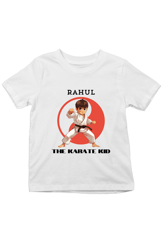 Karate Kid Custom Kid Name - Kids Tee