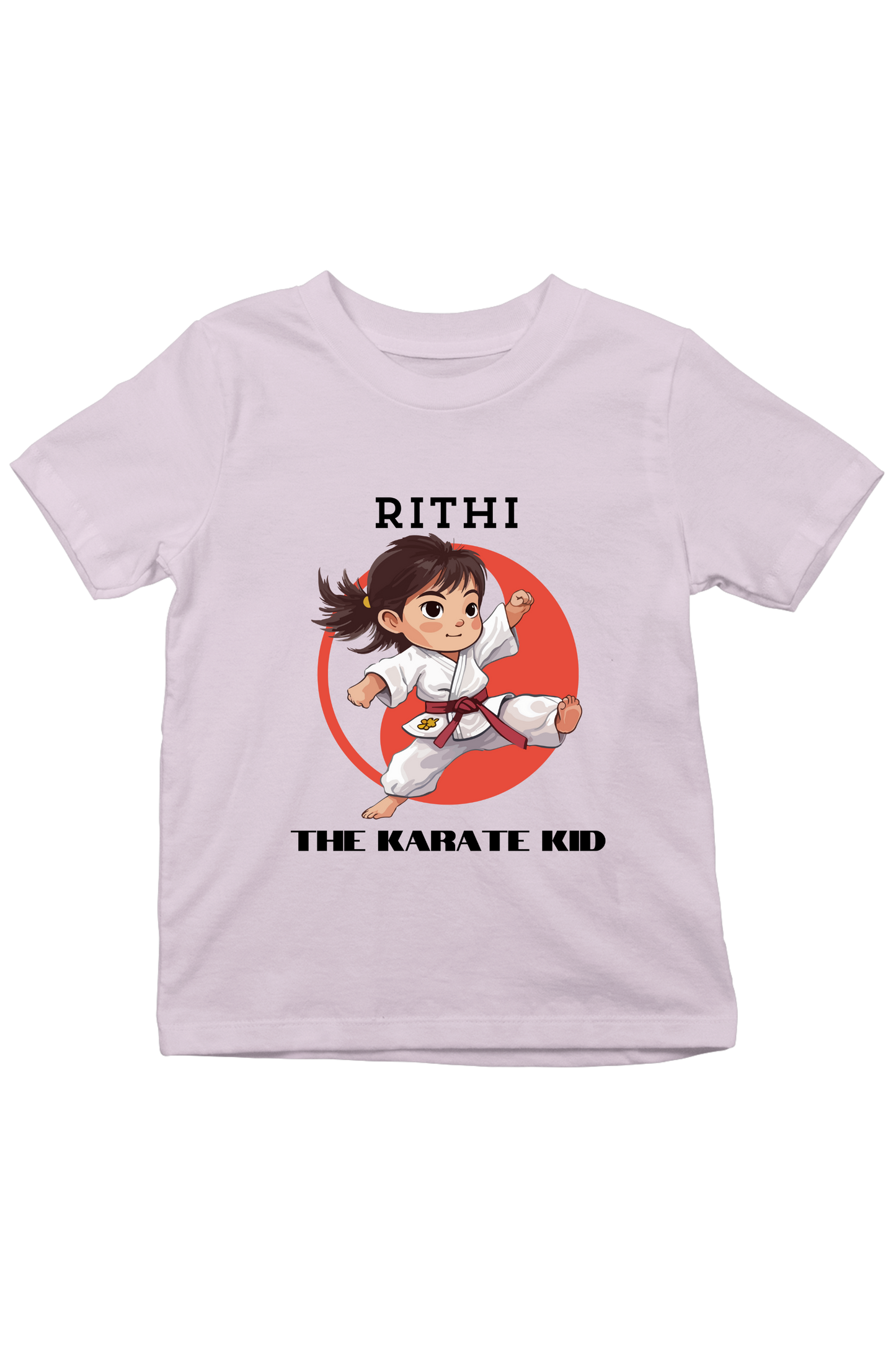 Karate Kid Custom Kid Name - Kids Tee