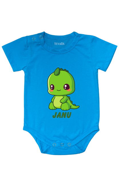 Baby Dino With Custom Baby Name - Romper