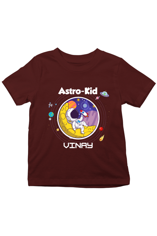 Astro-Kid With Custom Kids Name Tee