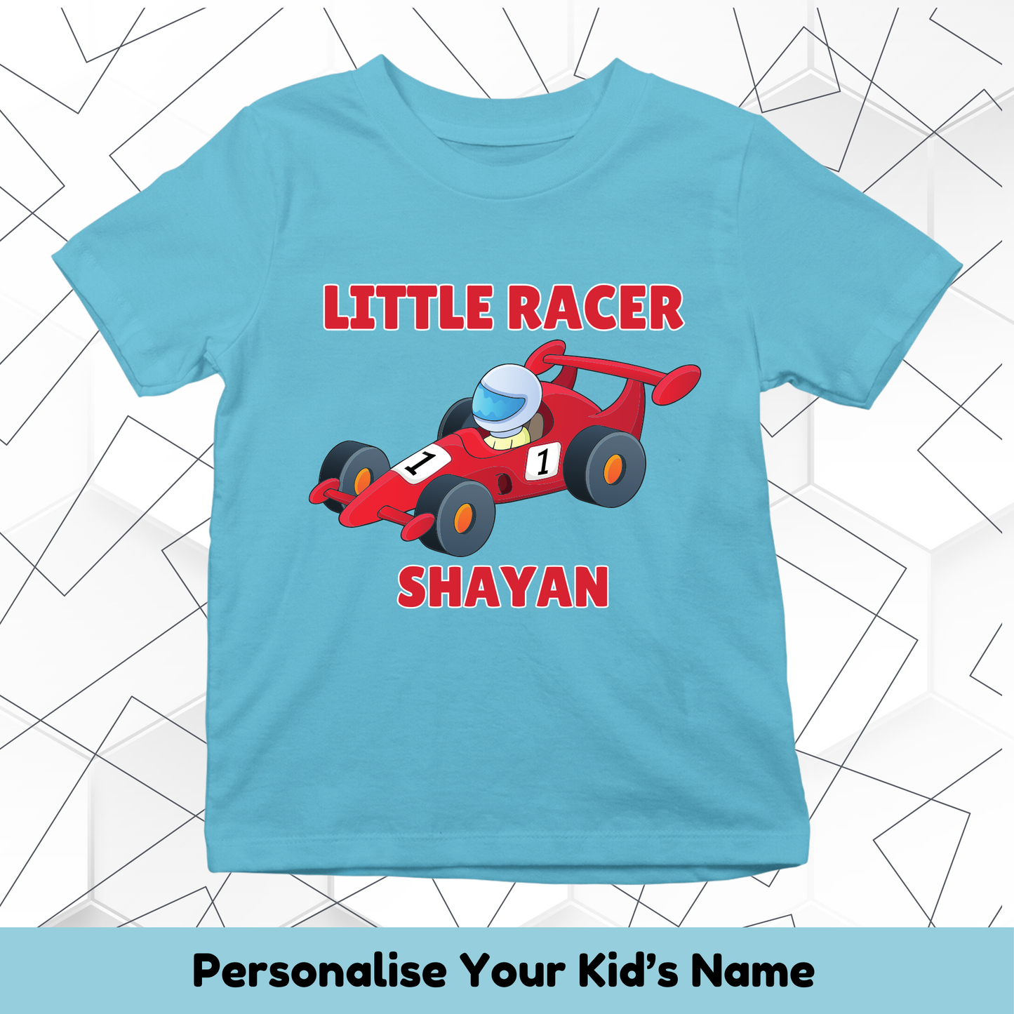 Little Racer Custom Kids Tee