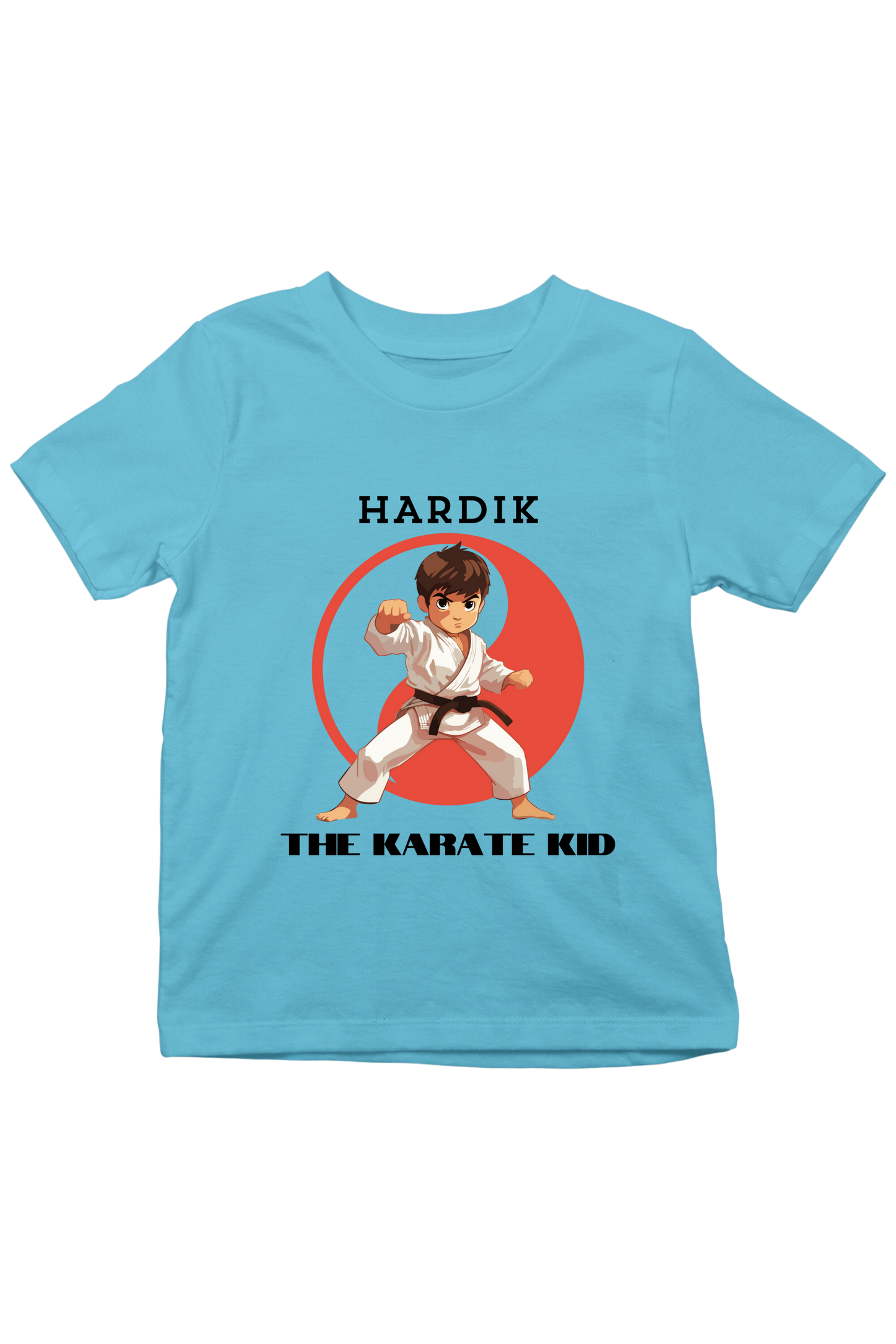 Karate Kid Custom Kid Name - Kids Tee