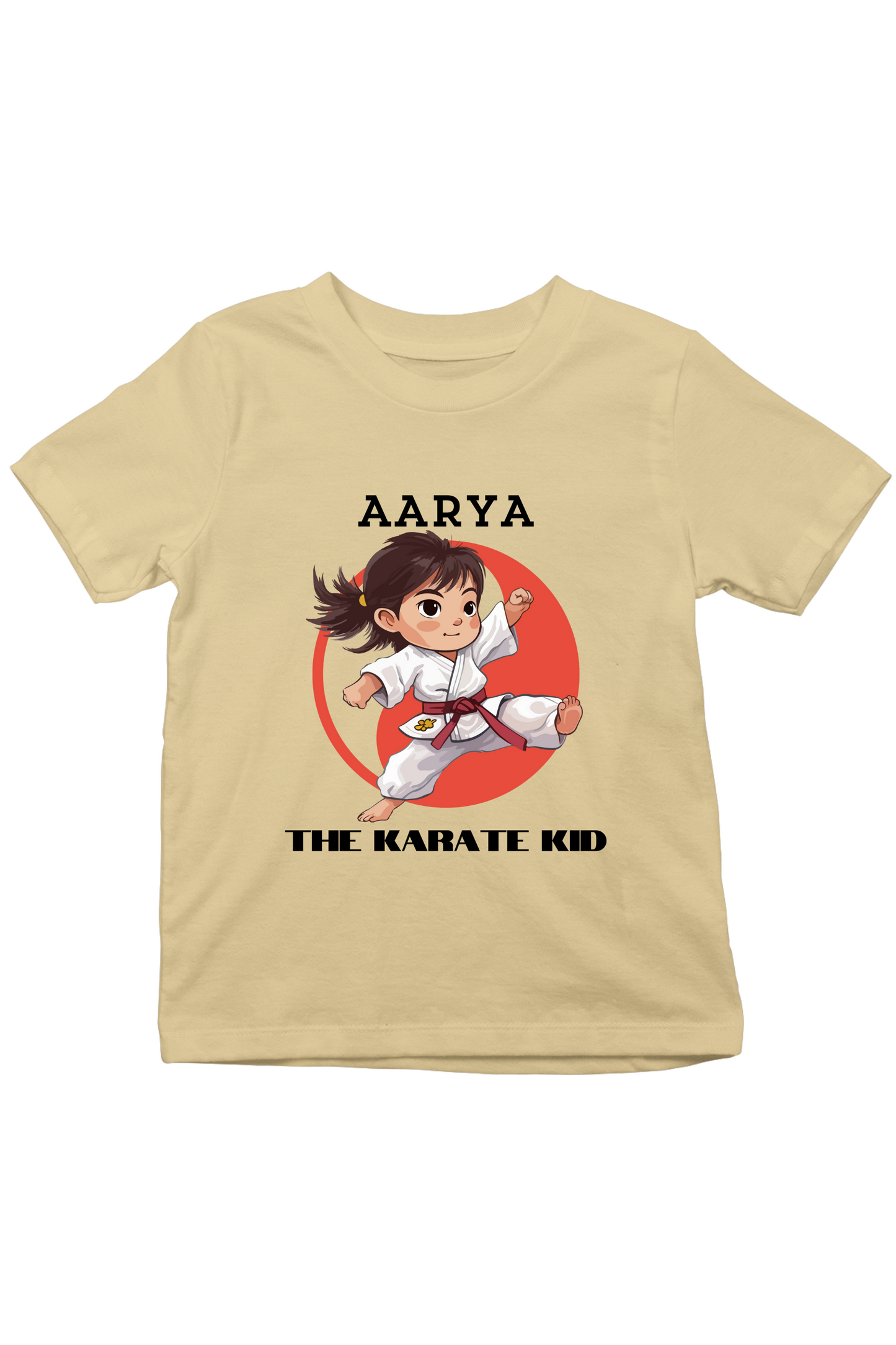 Karate Kid Custom Kid Name - Kids Tee