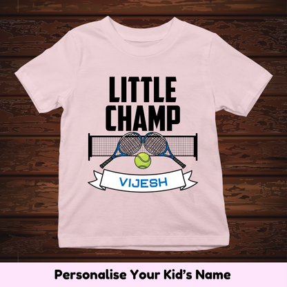 Tennis Champ Custom Kids Tee