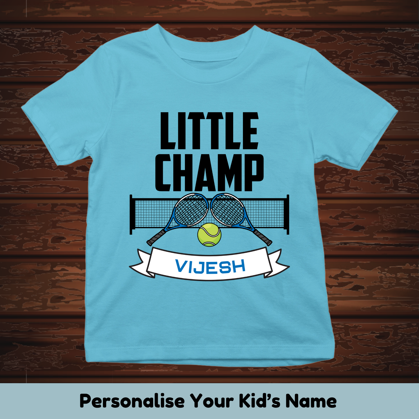 Tennis Champ Custom Kids Tee