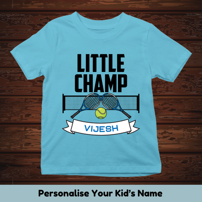 Tennis Champ Custom Kids Tee